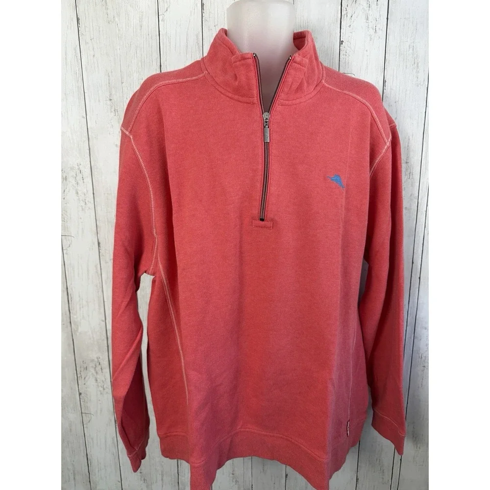 Men's Tommy Bahama Relax Quarter Zip Pullover Size XXL